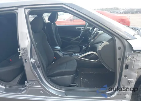 2014 Hyundai Veloster Base W/Black z USA, uszkodzony, nr VIN KMHTC6AD7EU204895